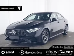 Kosmosschwarz (metallic) Gebraucht 2024 Mercedes A180 AMG Limousine | 32.950 € (Fairer Preis)