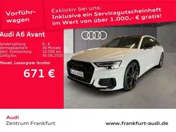 Weiß (gletscherweiß metallic) Gebraucht 2024 Audi A6 S-Line Kombi | 64.981 €