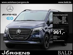 Blau sodalithblau met. Gebraucht 2024 Mercedes V300 Avantgarde Van / Kleinbus | 84.490 € (Fairer Preis)