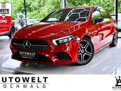 Rot Gebraucht 2018 Mercedes A200 AMG line Limousine | 21.490 € (Fairer Preis)