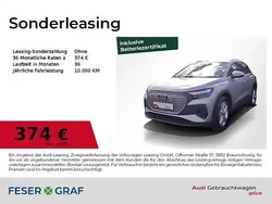Florettsilber metallic Gebraucht 2024 Audi Q4 e-tron Advanced SUV | 40.888 €