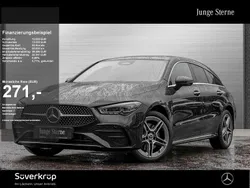 Schwarz metalliclack kosmossch Gebraucht 2024 Mercedes CLA250e Shooting Brake AMG Kombi | 34.380 € (Guter Preis)