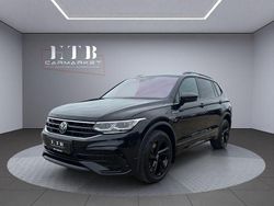 Deep black (metallic) Gebraucht 2022 VW Tiguan Allspace R-line SUV | 35.590 € (Fairer Preis)