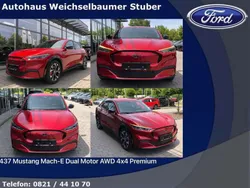 Ein traum in lucid rot Gebraucht 2022 Ford Mustang Mach-E Premium SUV | 34.900 € (Guter Preis)
