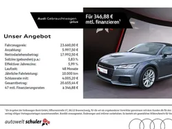 Monsungrau metallic Gebraucht 2018 Audi TT Roadster Design Cabrio | 23.660 € (Superpreis)