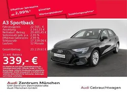 Brillantschwarz Gebraucht 2022 Audi A3 Sportback e-tron Design Limousine | 22.565 € (Guter Preis)