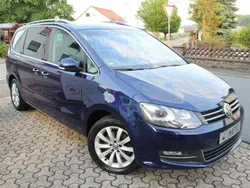 Atlantic blue metallic Gebraucht 2018 VW Sharan Highline Van / Kleinbus | 21.990 € (Guter Preis)