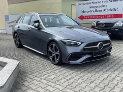 Grau Gebraucht 2021 Mercedes C300 AMG line Kombi | 43.800 € (Teuer)