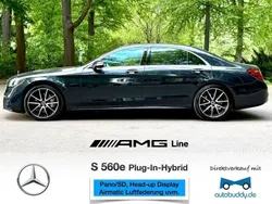 Blau Gebraucht 2020 Mercedes S560 AMG line Limousine | 49.900 €