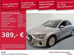 Silber Gebraucht 2024 Audi A3 Sportback Ambiente Limousine | 31.990 € (Guter Preis)