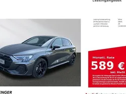 Grau Neu 2025 Audi A3 Sportback e-tron S-Line Limousine | 49.770 € (Teuer)
