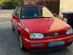 Rot Gebraucht 1995 VW Golf Cabriolet Cabrio | 1.550 €