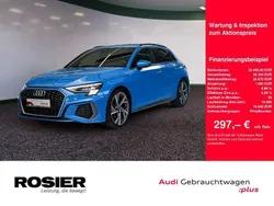 Blau / turboblau Gebraucht 2022 Audi A3 Sportback S-Line Limousine | 28.660 € (Fairer Preis)