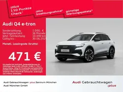Gletscherweiß metallic Gebraucht 2024 Audi Q4 e-tron S-Line SUV | 52.289 € (Guter Preis)