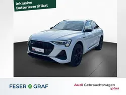 Gletscherweiß metallic Gebraucht 2023 Audi e-tron Sportback S-Line SUV | 53.890 € (Teuer)