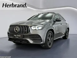 Grau Gebraucht 2021 Mercedes GLE350e AMG line Coupé | 66.770 € (Teuer)