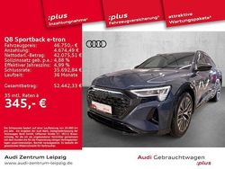 Plasmablau metallic Gebraucht 2024 Audi Q8 Sportback e-tron Advanced Plus SUV | 45.550 € (Superpreis)