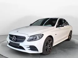 Polarweiss unilack Gebraucht 2020 Mercedes C300e AMG line Limousine | 29.999 € (Etwas zu teuer)
