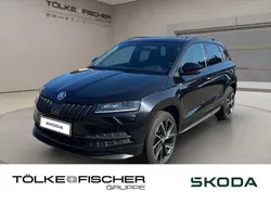 Schwarz Gebraucht 2021 Skoda Karoq SportLine SUV | 30.619 € (Teuer)