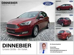 Cranberry rot metallic Gebraucht 2016 Ford C-MAX Titanium Van / Kleinbus | 9.739 € (Fairer Preis)