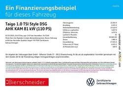 Silber Gebraucht 2023 VW Taigo Style SUV | 22.301 € (Fairer Preis)