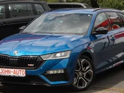 Raceblau metallic (metallic) Gebraucht 2021 Skoda Octavia RS Kombi | 28.990 € (Fairer Preis)