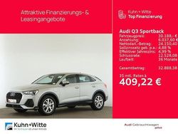Tausilber metallic Gebraucht 2022 Audi Q3 Sportback Ambiente SUV | 30.188 € (Fairer Preis)