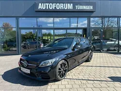 Schwarz Gebraucht 2021 Mercedes C220 AMG Kombi | 26.780 € (Guter Preis)