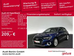 Navarrablau metallic Gebraucht 2022 Audi A3 e-tron Advanced Plus Kleinwagen | 24.570 € (Fairer Preis)