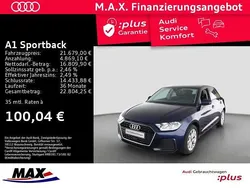 Navarrablau metallic Gebraucht 2024 Audi A1 Sportback Advanced Kleinwagen | 21.679 € (Guter Preis)