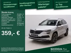 Brillantsilber metallic met. Gebraucht 2022 Skoda Karoq SportLine SUV | 29.489 € (Fairer Preis)