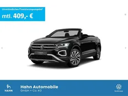 Deep black perleffekt schwarz Neu 2025 VW T-Roc Cabriolet Goal Cabrio | 41.490 € (Superpreis)