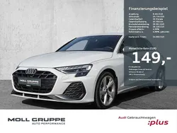 Weiß Gebraucht 2024 Audi A3 Sportback S-Line Limousine | 34.680 € (Guter Preis)