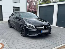 Schwarz Gebraucht 2016 Mercedes A180 AMG line Limousine | 19.100 € (Fairer Preis)