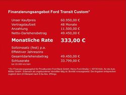Grau Neu 2025 Ford Transit Custom Van | 60.950 € (Teuer)