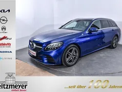 Blau Gebraucht 2019 Mercedes C200 AMG line Limousine | 28.790 € (Fairer Preis)