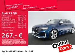 Galaxisblau metallic Gebraucht 2020 Audi RS Q8 Ambiente SUV | 86.881 € (Guter Preis)