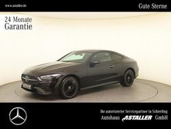 Metalliclack obsidianschwarz Gebraucht 2024 Mercedes CLE200 AMG line Coupé | 53.899 € (Fairer Preis)