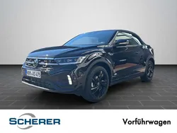 Deep black perleffekt / schwar Gebraucht 2024 VW T-Roc Cabriolet R-line Cabrio | 39.999 € (Teuer)
