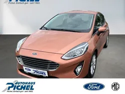 Braun(metallic) Gebraucht 2018 Ford Fiesta Titanium Kleinwagen | 10.450 € (Fairer Preis)