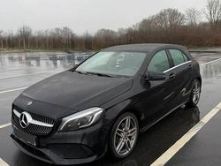 Schwarz Gebraucht 2017 Mercedes A180 AMG line Limousine | 12.700 € (Fairer Preis)