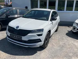 Moon weiss metallic Gebraucht 2020 Skoda Karoq SportLine SUV | 26.495 € (Guter Preis)