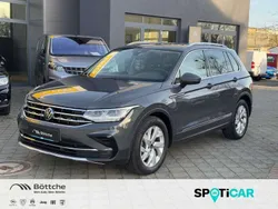 Delfingrau metallic Gebraucht 2021 VW Tiguan Elegance SUV | 30.950 € (Fairer Preis)
