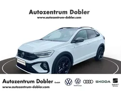 Pure white Neu 2025 VW Taigo R-line SUV | 38.980 €