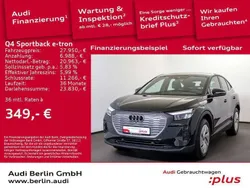 Mythosschwarz metallic Gebraucht 2023 Audi Q4 e-tron SUV | 27.950 € (Guter Preis)