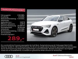 Gletscherweiß metallic Gebraucht 2021 Audi e-tron Sportback S-Line SUV | 40.980 € (Etwas zu teuer)