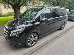 Schwarz Gebraucht 2018 Mercedes V250 Van / Kleinbus | 38.500 €
