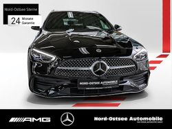 Obsidianschwarz metallic Gebraucht 2025 Mercedes C300 AMG Kombi | 46.490 € (Fairer Preis)