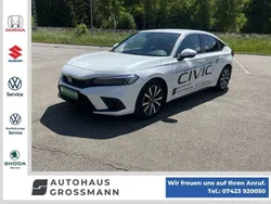 Platinum white pearl Gebraucht 2024 Honda Civic Elegance Limousine | 32.900 € (Teuer)