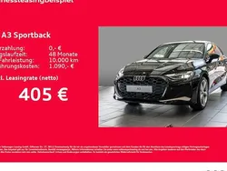 Schwarz Neu 2025 Audi A3 Sportback Advanced Limousine | 38.854 € (Fairer Preis)